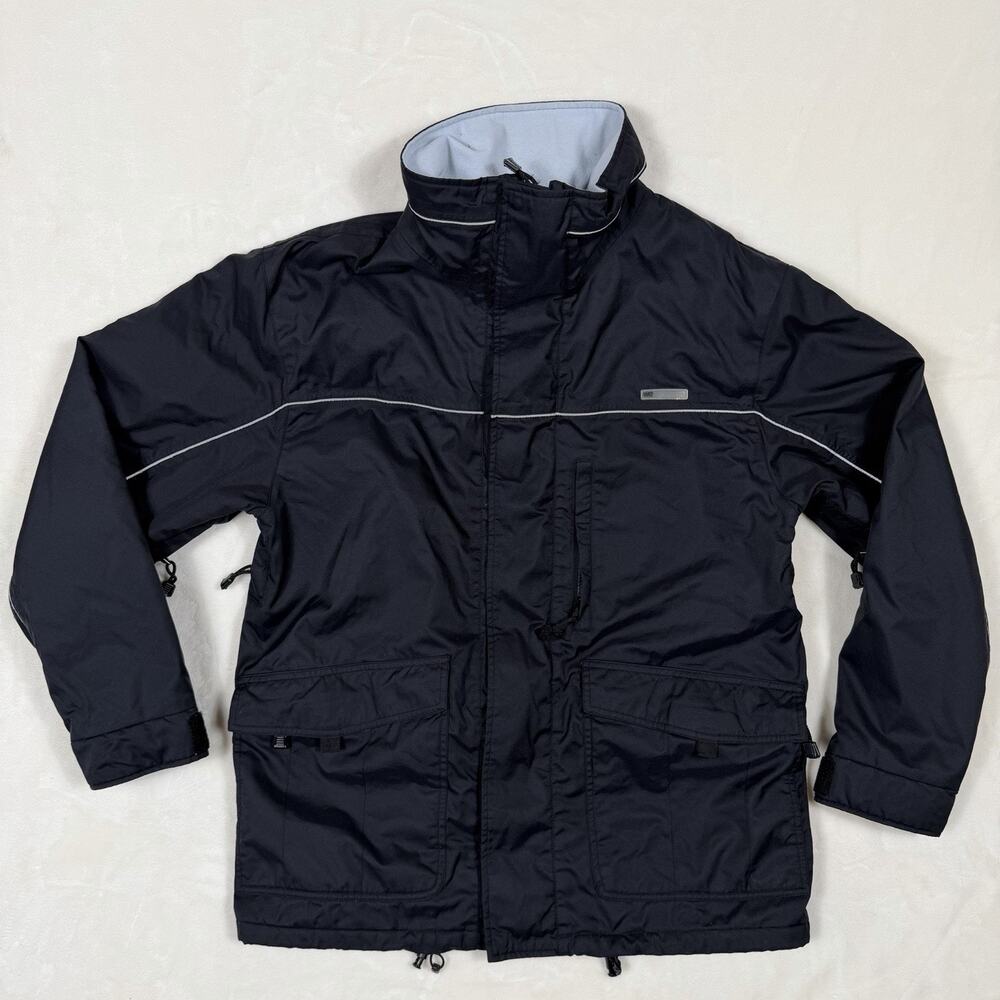 WE Egon Techniccal Shell Jacket Mens M Black Snowboard Ski Ingemar Backman Y2K